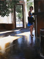 Blue Sun Dress, 2013, 30 x 40"